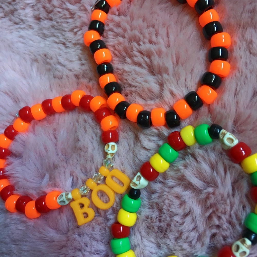 Kandi bracelets Halloween pack